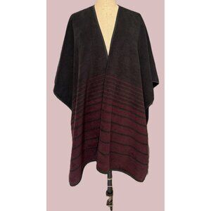 Ike Behar Burgundy Ombre Stripe Wrap